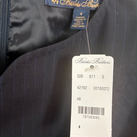 Brooks Brothers Navy Sheath Dress - Picture 2 of 2